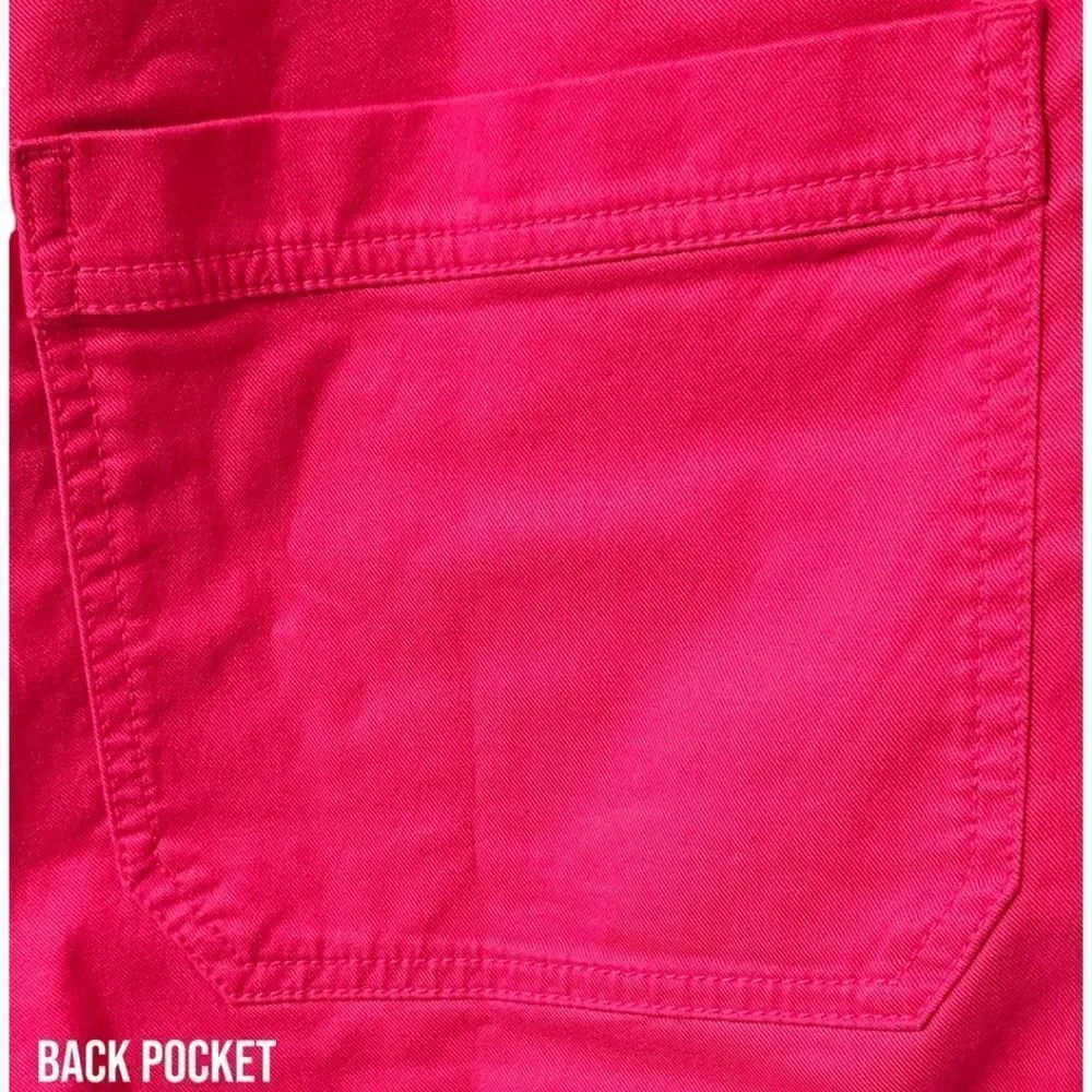 LANE BRYANT Plus Size Hot Pink Medium Rise Bermuda Shorts Size 26